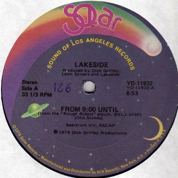 Lakeside : From 9:00 Until / All In My Mind (12")