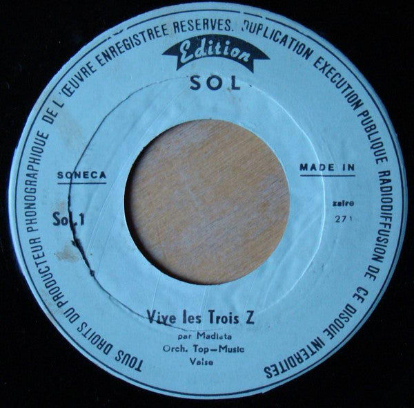 Gerard Madiata : Vive Les Trois Z (7")