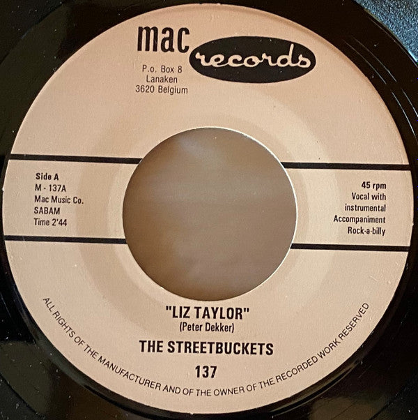 The Streetbuckets : Liz Taylor (7", Single)