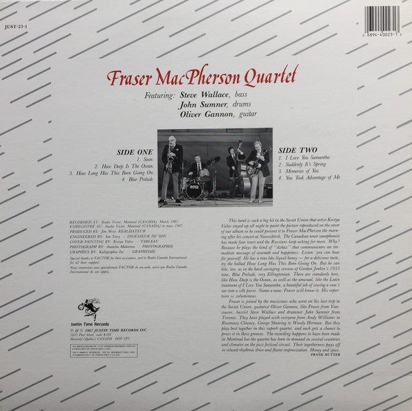 Fraser MacPherson Quartet : Honey And Spice (LP, Album)