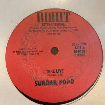 Sundar Popo : Tere Liye (12")