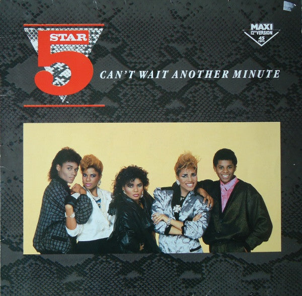 Five Star : Can't Wait Another Minute (12", Maxi)