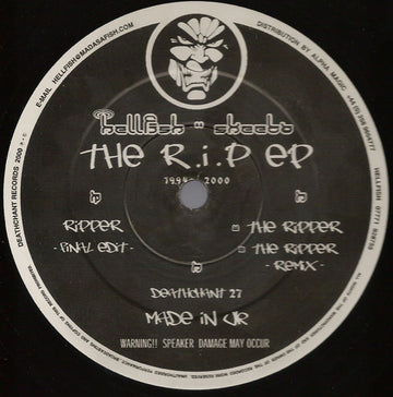 Hellfish " Skeeta : The R.I.P  EP (12", EP)