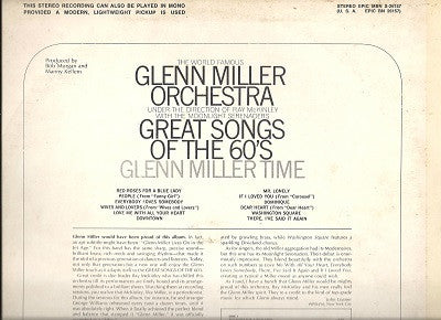 The Glenn Miller Orchestra : Great Songs Of The 60's / Glenn Miller Time  (LP, Album)