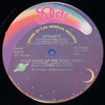 Dynasty : Your Piece Of The Rock (12")