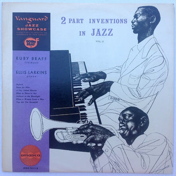 Ruby Braff / Ellis Larkins : Two Part Inventions In Jazz Vol. II (10", Album)