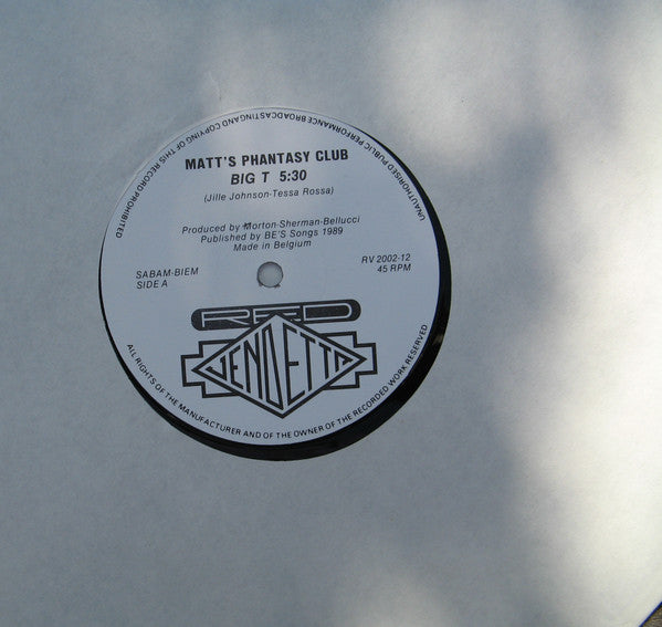 Matt's Phantasy Club : Big T (12", DJ )