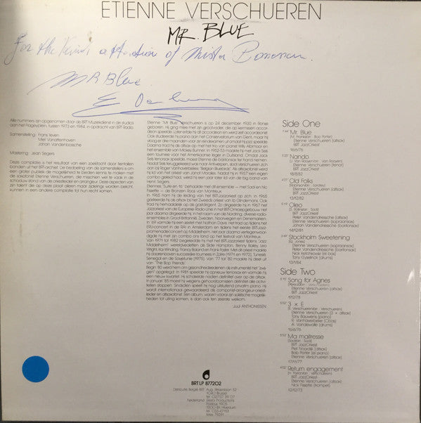 Etienne Verschueren : Mr. Blue (LP, Album)