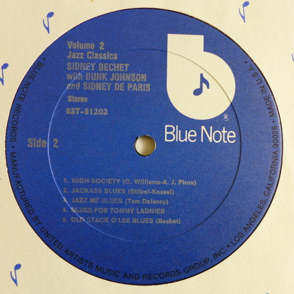 Sidney Bechet : Jazz Classics Volume 2 (LP, RE)