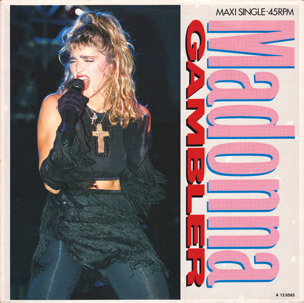 Madonna : Gambler (12", Maxi)