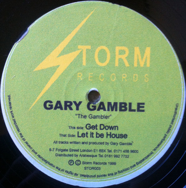 Gary Gamble : The Gambler (12", Single)
