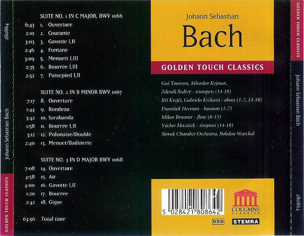 Johann Sebastian Bach : Suites For Orchestra (CD, Album)