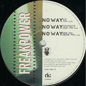 Freakpower* : No Way (12")
