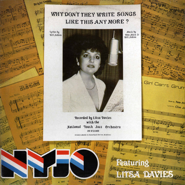 National Youth Jazz Orchestra featuring Litsa Davies : Why Don't They Write Songs Like This Any More? (LP, Album)