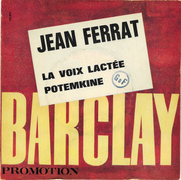 Jean Ferrat : La Voix Lactée / Potemkine (7", Mono, Promo)