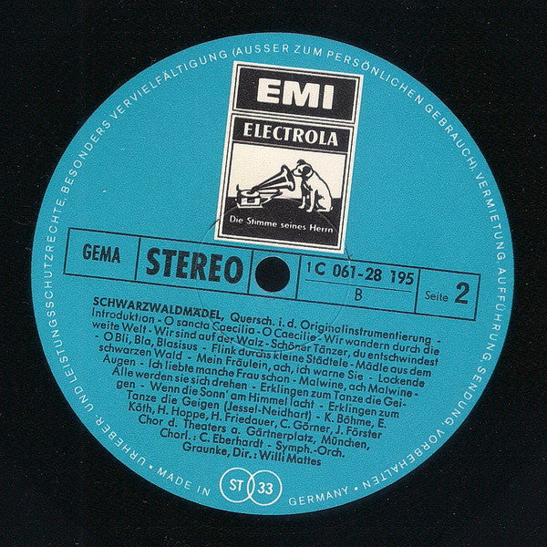 Various : Der Vetter Aus Dingsda / Schwarzwaldmädel  (LP, Comp)