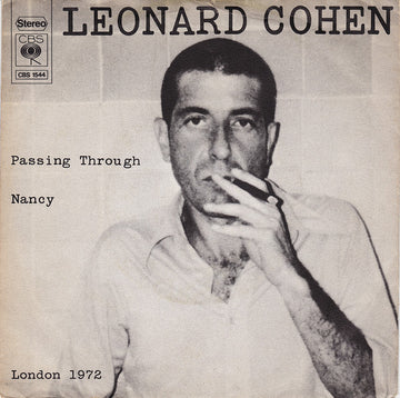 Leonard Cohen : Passing Through / Nancy (7", Single)