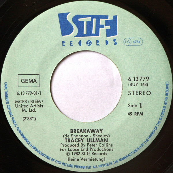 Tracey Ullman : Breakaway (7", Single)