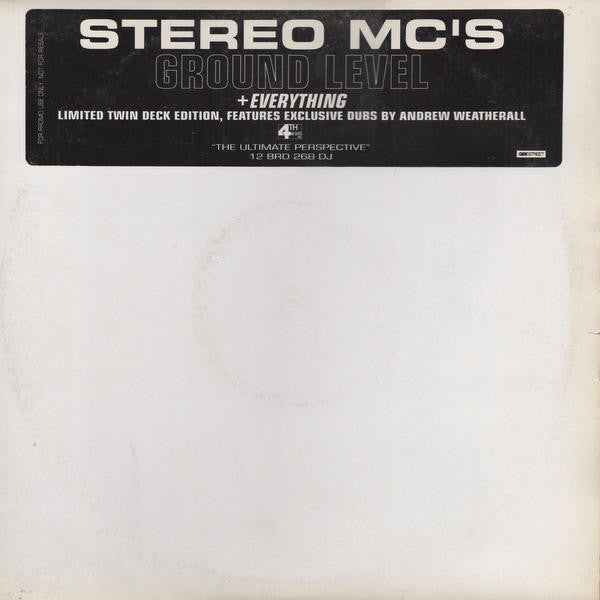 Stereo MC's : Ground Level / Everything (2x12", Single, Ltd, Promo)