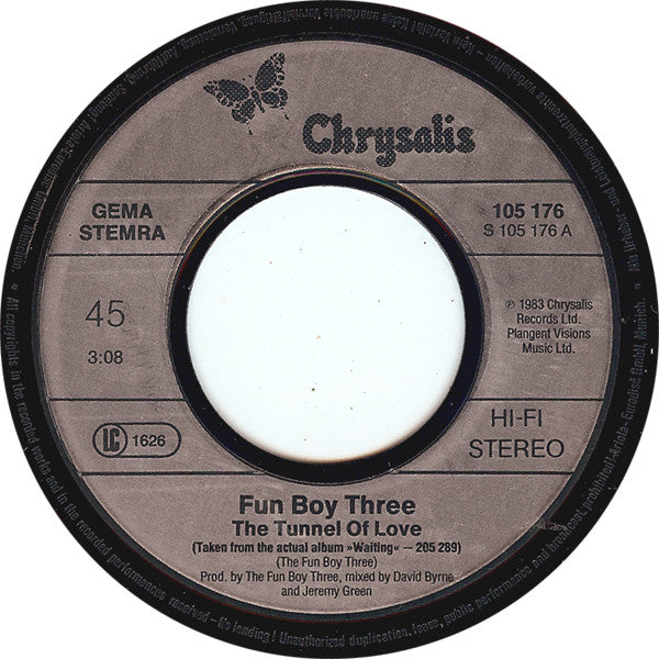 Fun Boy Three : The Tunnel Of Love (7", Single)