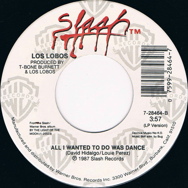 Los Lobos : One Time One Night (7", Single)