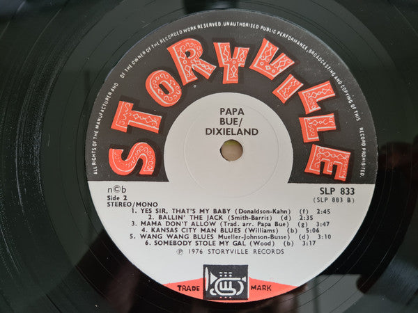 Papa Bue's Viking Jazz Band : Dixieland (LP, Album)