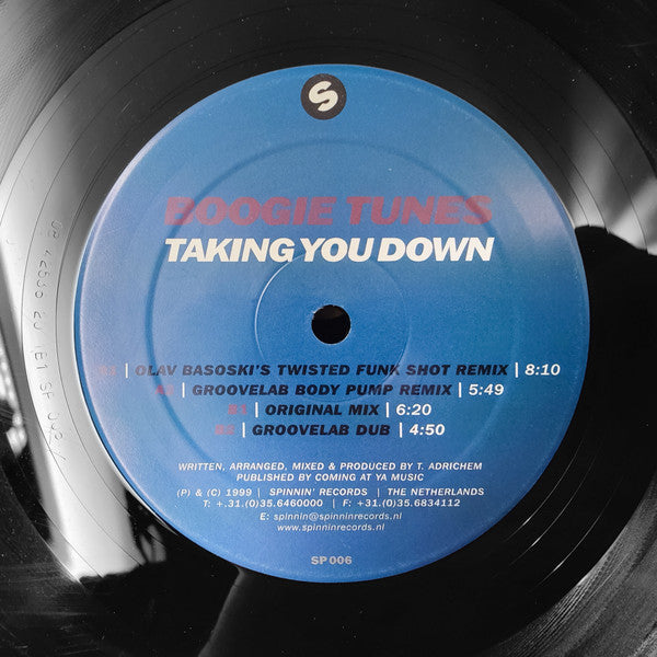 Boogie Tunes : Taking You Down (12")