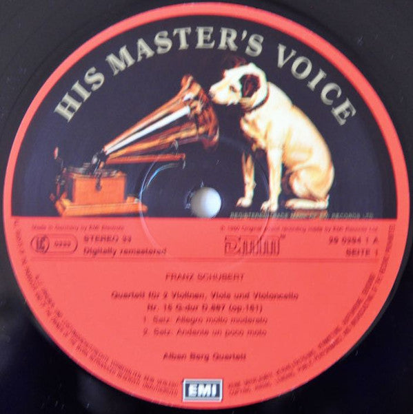 Franz Schubert - Alban Berg Quartett : Quartett / String Quartet No. 15 (LP, Album, RM)