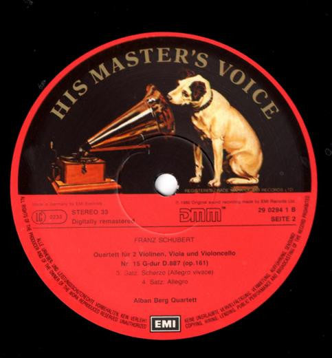 Franz Schubert - Alban Berg Quartett : Quartett / String Quartet No. 15 (LP, Album, RM)