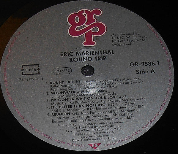 Eric Marienthal : Round Trip (LP, Album)
