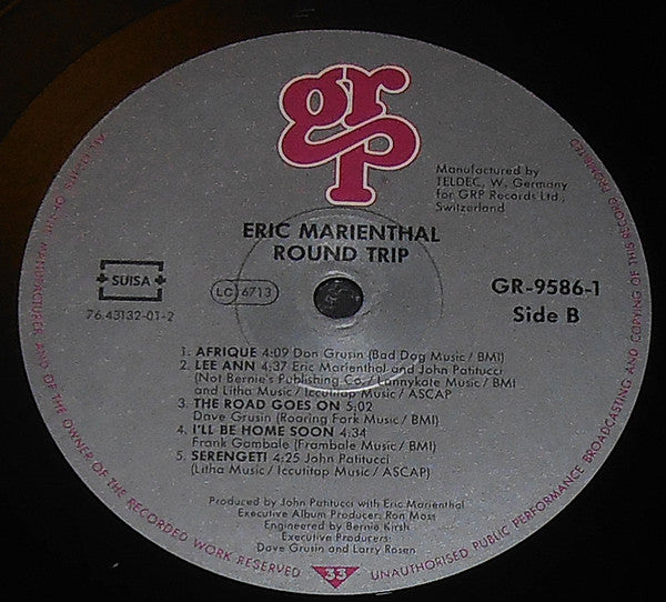 Eric Marienthal : Round Trip (LP, Album)