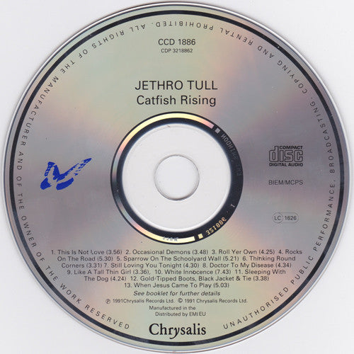Jethro Tull : Catfish Rising (CD, Album, RE)
