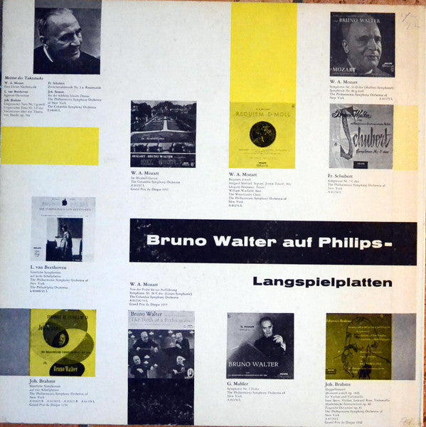 Ludwig van Beethoven, Bruno Walter, Philharmonic-Symphony Orchestra Of New York : Symphony No. 7 In A / Symphony No. 8 In F (LP, Mono, Gat)