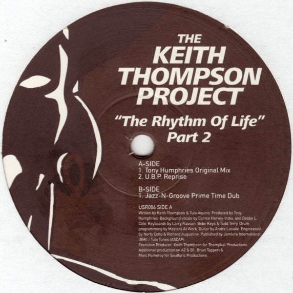 The Keith Thompson Project : The Rhythm Of Life (Part 2) (12")