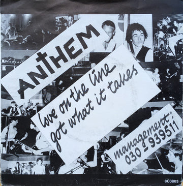 Anthem (20) : Love On The Line (7", Single)