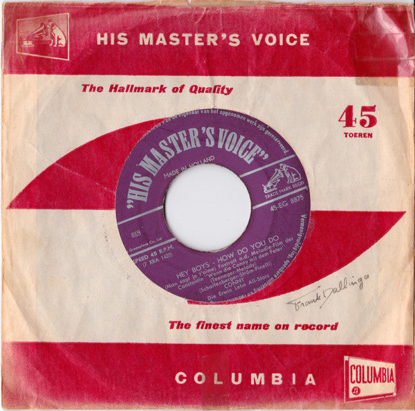 Conny Froboess : Jolly Joker / Hey Boys - How Do You Do (7", Single)