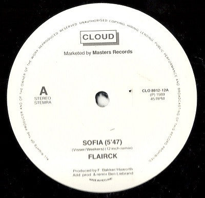 Flairck : Sofia (12", Single)