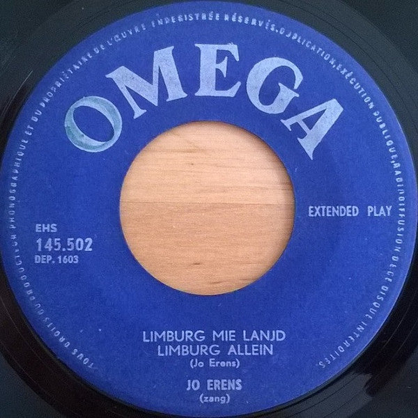 Jo Erens / Harry Bordon : Wie Sjoen Os Limburg Is / Limburg Mie Lanjd (7", EP)