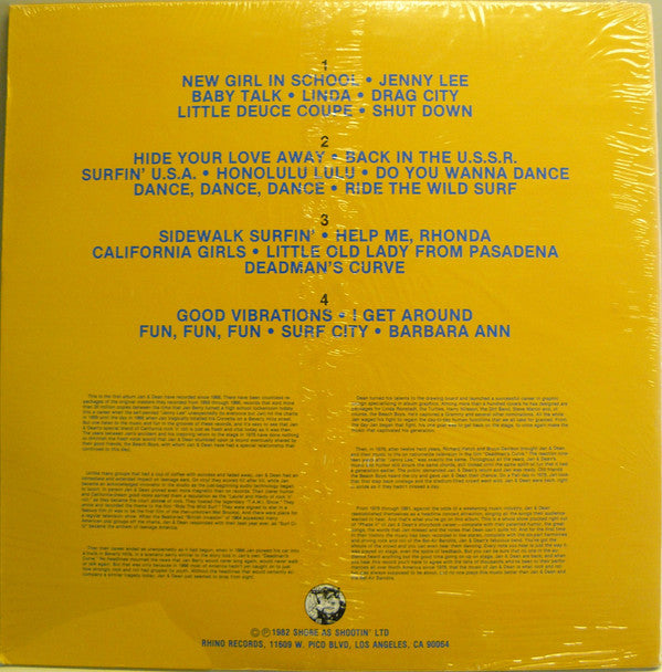 Jan & Dean & The Bel-Air Bandits* : One Summer Night / Live (2xLP, Album)