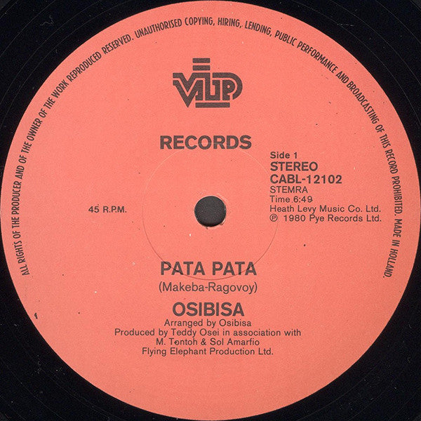 Osibisa : Pata Pata / Jumbo (12")