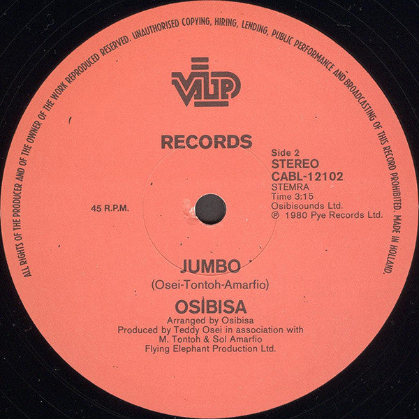 Osibisa : Pata Pata / Jumbo (12")