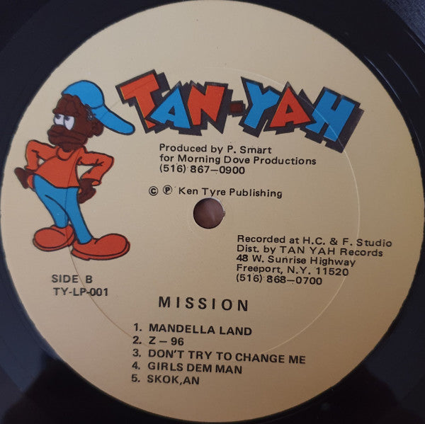 Various : Tan-Yah Records Presents Mission (LP, Comp)