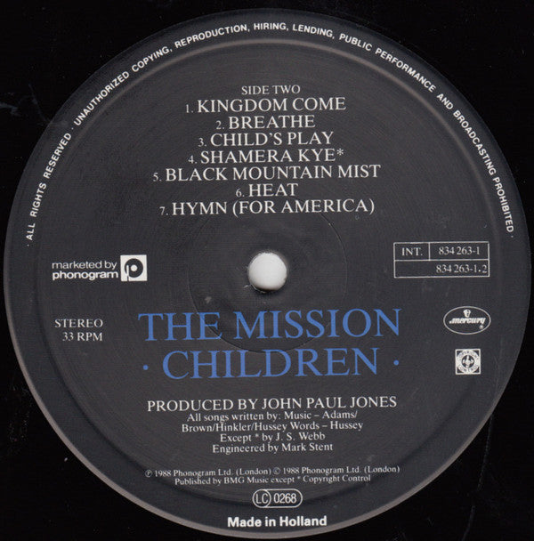 The Mission : Children (LP, Album)