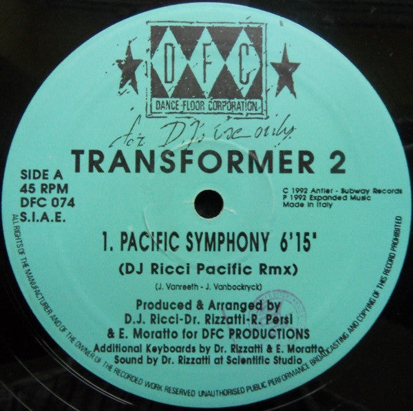 Transformer 2 : Pacific Symphony (Remix) (12")