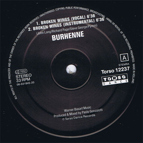 Burhenne : Broken Wings (12")