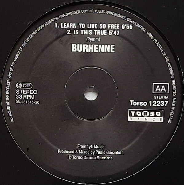 Burhenne : Broken Wings (12")