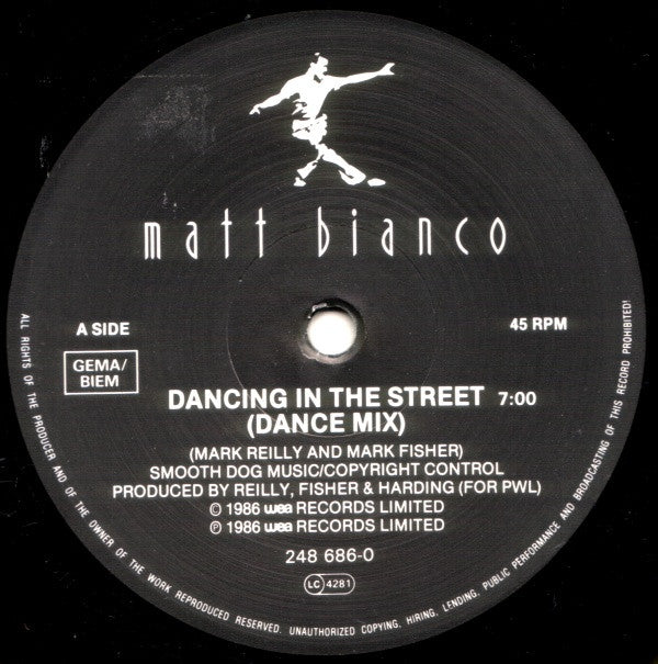 Matt Bianco : Dancing In The Street (12")
