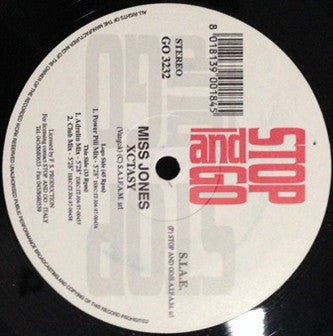 Miss Jones : Xctasy (12")