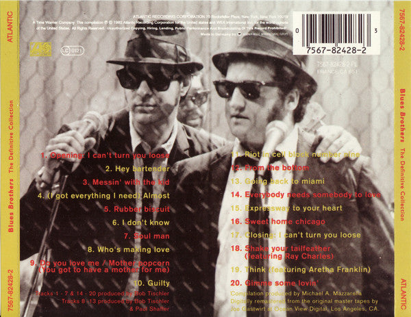 The Blues Brothers : The Definitive Collection (CD, Comp)