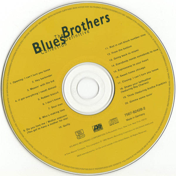 The Blues Brothers : The Definitive Collection (CD, Comp)